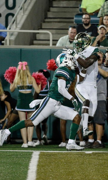 Flowers leads No. 16 South Florida past Tulane, 34-28 (Oct 21, 2017)